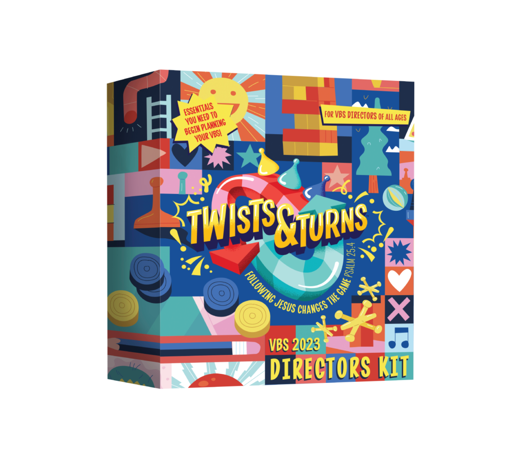 Supersized Backdrop - Twists & Turns VBS 2023 by Lifeway