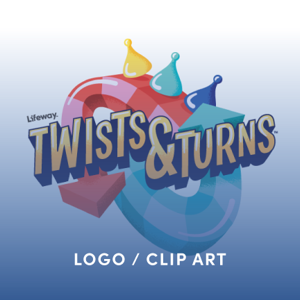 Theme Stickers 10 Sheets - Twists & Turns VBS 2023 by Lifeway