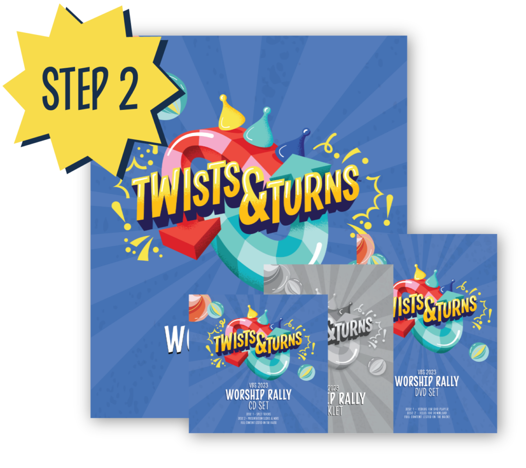 Supersized Backdrop - Twists & Turns VBS 2023 by Lifeway