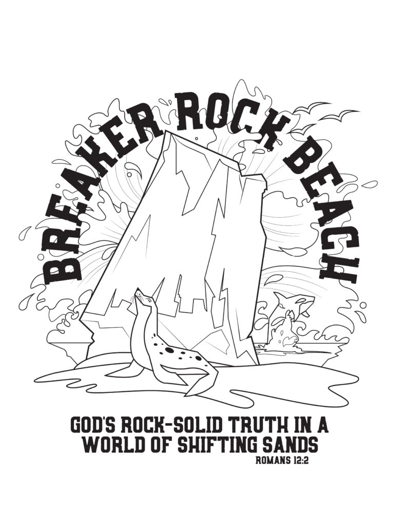 Breaker Rock Beach Vbs 2024 Clip Art Letti Olympia